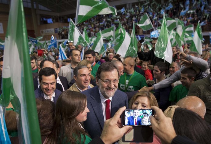 Mariano Rajoy y Juan Manuel Moreno 