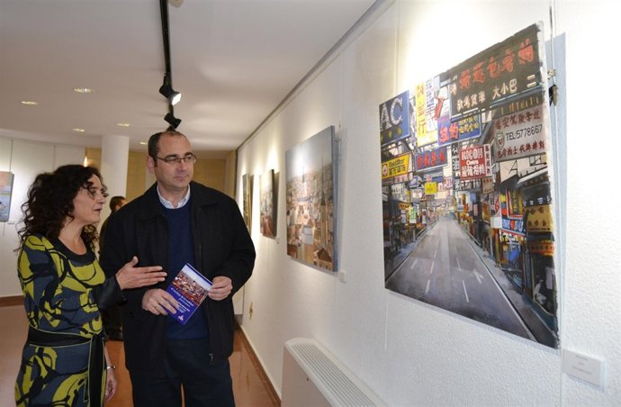 La pintora murciana Julia Campisano expone en la Casa de Cultura Francisco Rabal