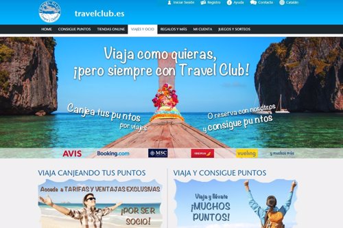 Nuevo portal de viajes de Travel Club