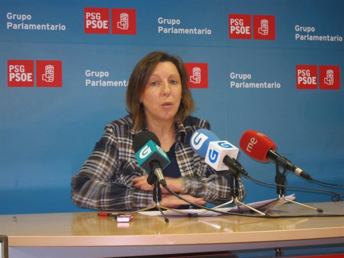 La diputada del PSdeG Carmen Gallego