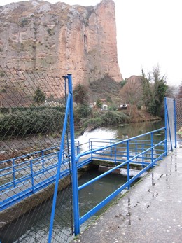 Captación de agua para Logroño en Islallana