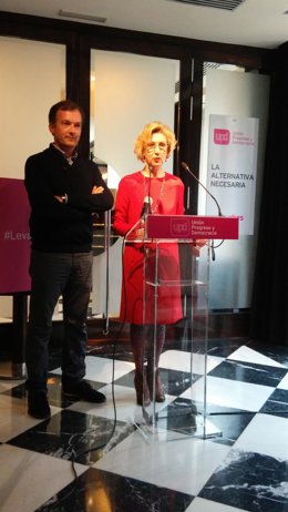 Martín de la Herrán y Rosa Díez UPyD fin campaña 22M