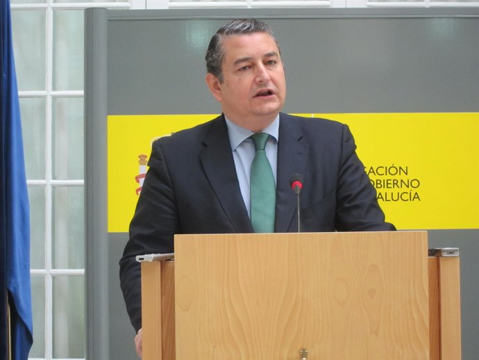 El delegado del Gobierno en Andalucía, Antonio Sanz