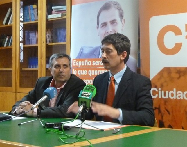 Antonio López y Ángel Ligero, delegado territorial y candidato de Ciudadanos