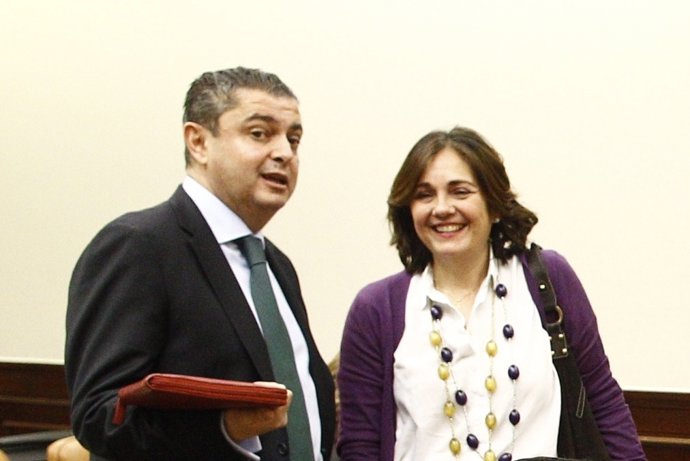 José Alberto Martín Toledano y Beatriz Escudero, diputados del PP