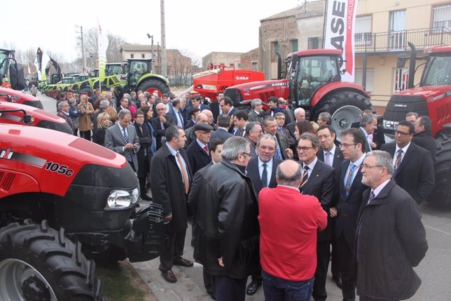 Artur Mas inauguró la Fira Sant Josep de Mollerussa