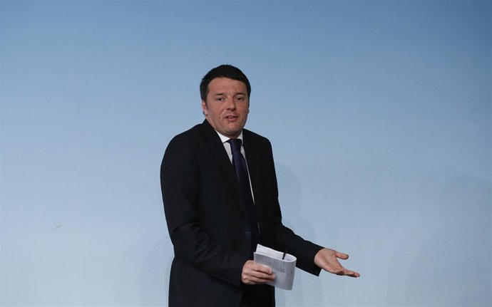 El primer ministro de Italia, Matteo Renzi