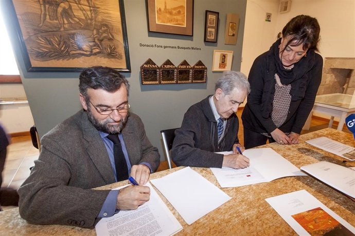Donación del fondo artístico de los hermanos Busquets y Mollera