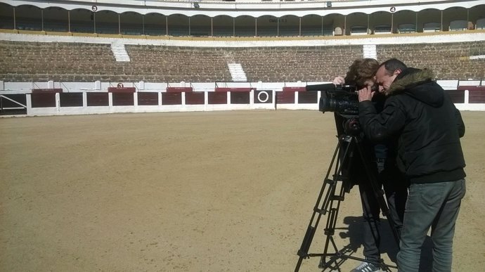 Rodaje de un documental sobre Manolete en Linares (Jaén)