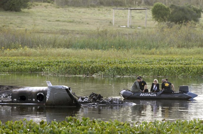 Accidente de avión en Uruguay