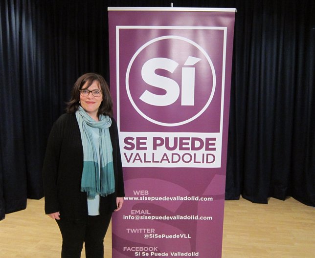 Charo Cávez (Sí se peude Valladolid) presenta su candidatura a la Alcaldía 