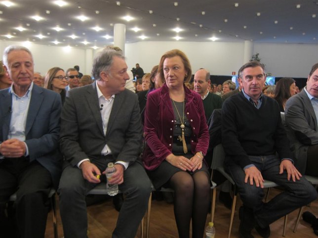 Rudi en el acto sobre Estrategia Aragón 2025.