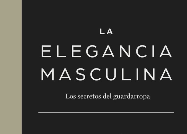 Portada del libro La elegancia masculina