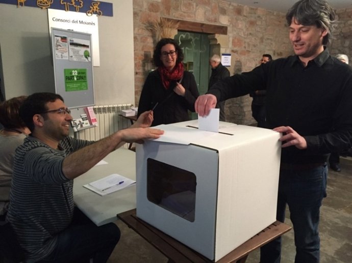 Rovira con Guiteras en el proceso participativo del Moianès