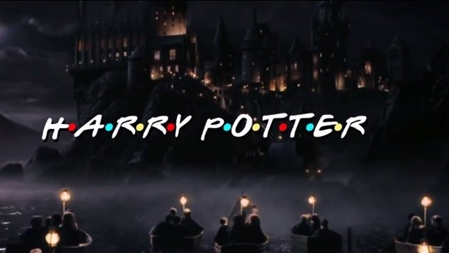 Entrañable mashup de Harry Potter y Friends