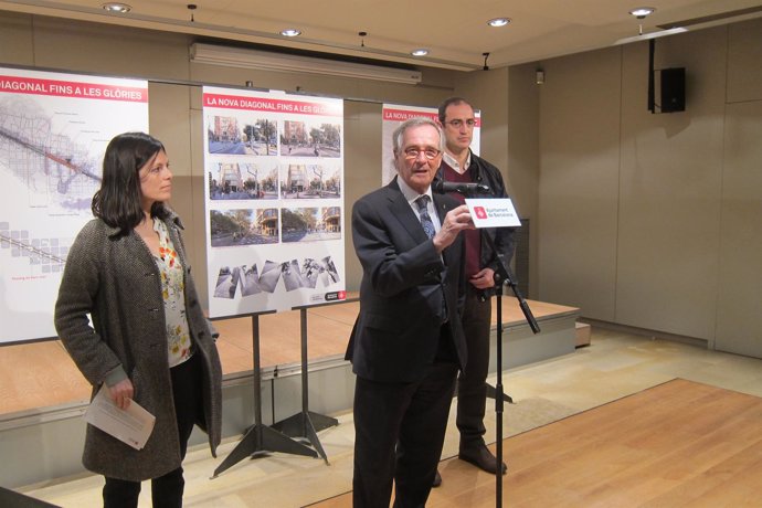 Maria Cisternes, Xavier Trias y Antoni Vives