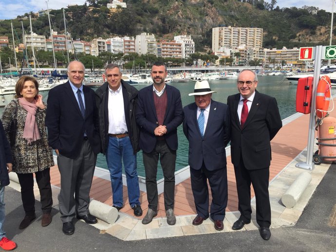 Inauguración de las nuevas instalaciones del puerto de Blanes