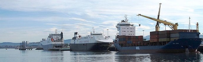 Barcos en el Puerto de Santander