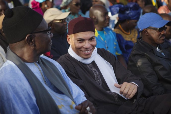 Karim Wade,  hijo del expresidente de Senegal Abdoulaye Wade
