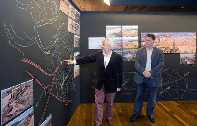 Jerónimo Blasco en la exposición 