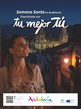 Cartel de la campaña de la Consejería de Turismo para Semana Santa