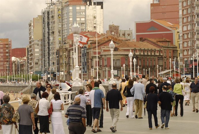 Paseo marítimo de Gijón
