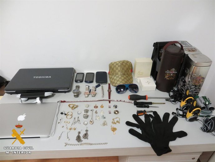 Efectos incautados