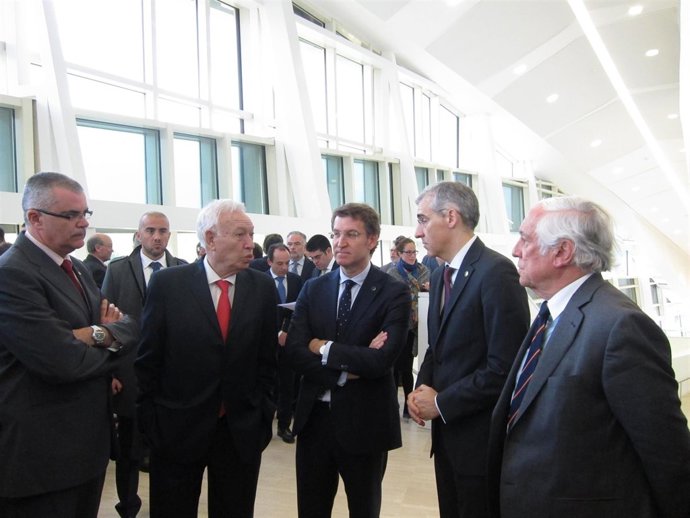 Villanueva, Margallo, Feijóo, Conde Y Espinosa En Santiago