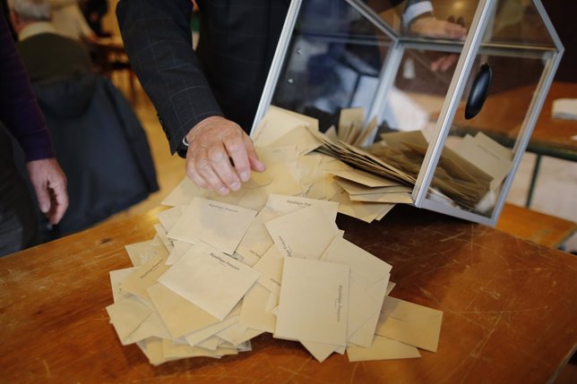 Votos en las elecciones departamentales de Francia