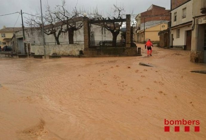 Afectaciones por la lluvia en Terres de l'Ebre