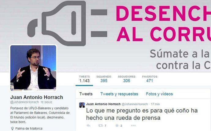 Tweet de Horrach