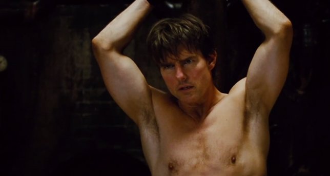 Tom Cruise en Misión Imposible: Nación Secreta