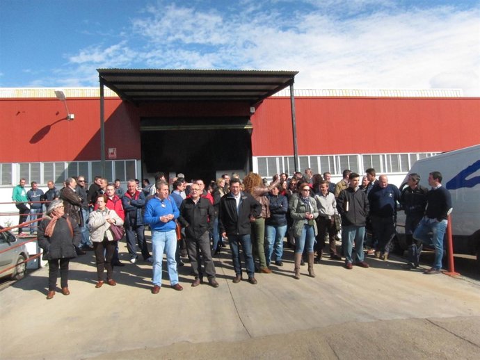 Concentración de trabajadores