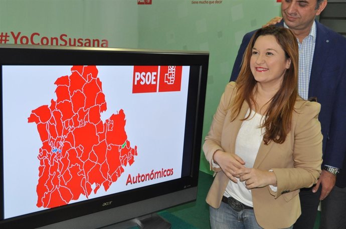 Los votos tiñen de rojo el mapa de Sevilla.