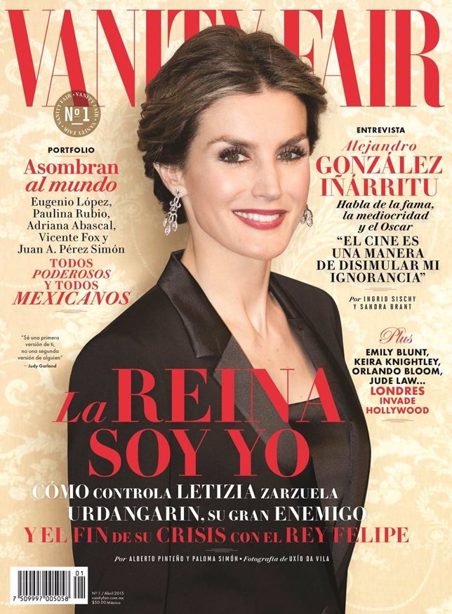 La Reina Letizia, en la portada de Vanity Fair México