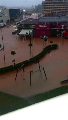 Lluvias en Alzira (Valencia)