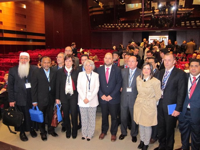 Autoridades en la inauguración del Congreso Halal