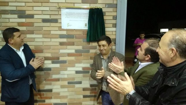 Inauguración del pabellón deportivo de Bélmez de la Moraleda