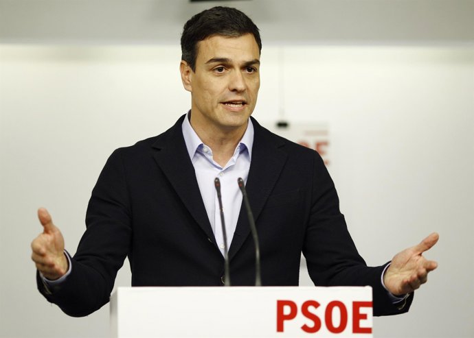 Pedro Sánchez tras la Ejecutiva Federal del PSOE