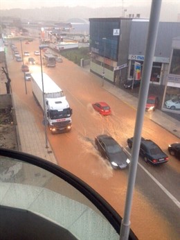 Imagen de la lluvia en Alzira
