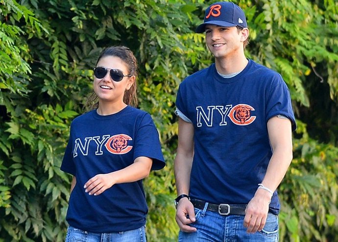Ahton Kutcher y Mila Kunis paseando por las calles de Nueva York84473, NEW YORK,