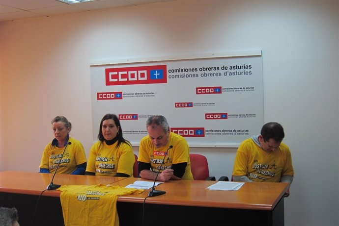 Rueda de prensa de CCOO