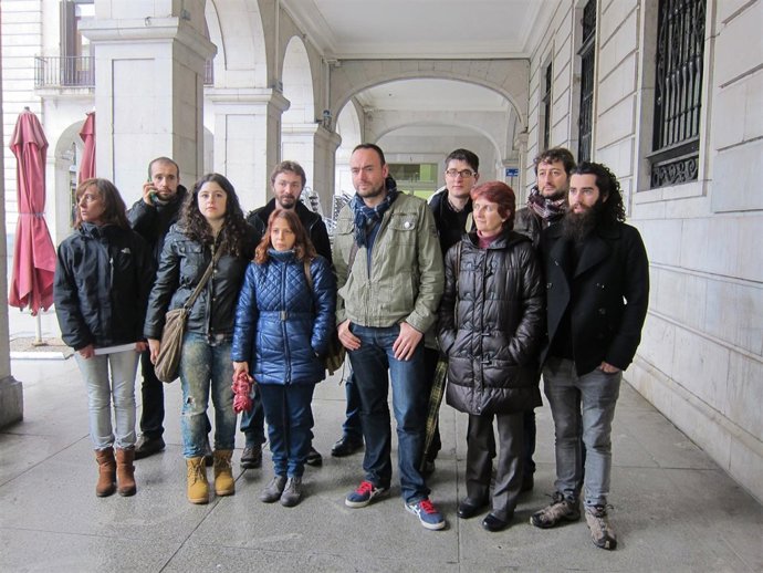 Blanco y miembros de su equipo 