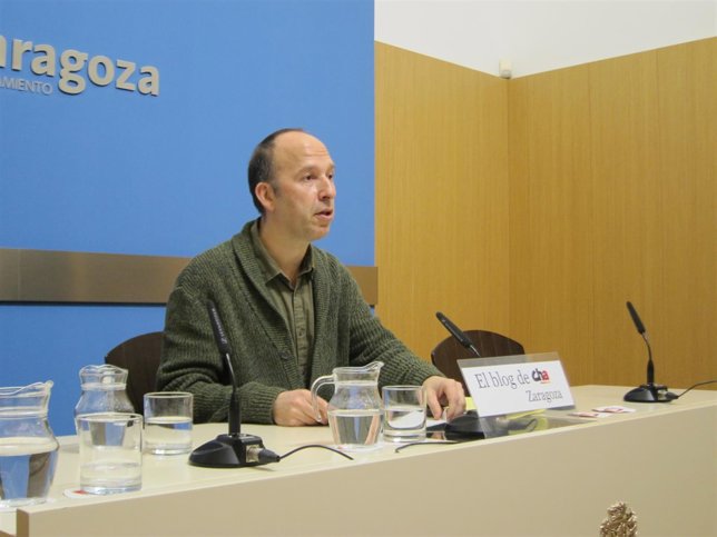 El concejal de CHA, Carmelo Asensio