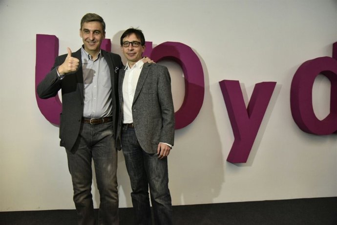 Ramón Marcos y David Ortega en la presentación de candidaturas