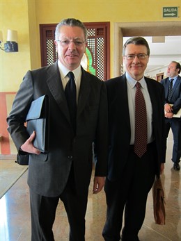 Alberto Ruiz Gallardón y Jordi Sevilla