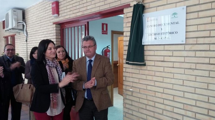 Crespín y Morales en la inauguración