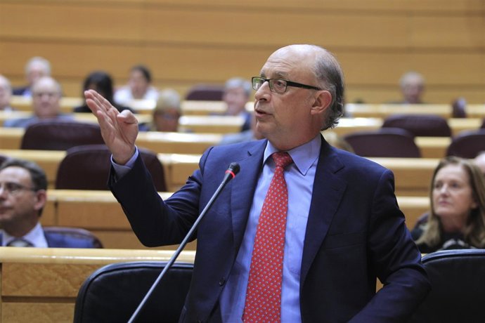 Cristóbal Montoro en el Senado 