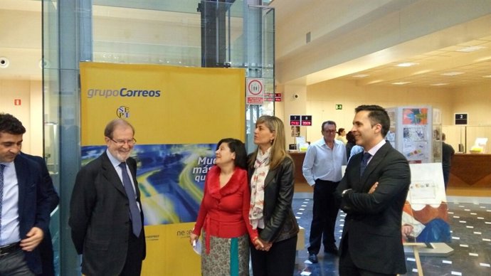 Sánchez Zaplana en un acto en Correos este martes