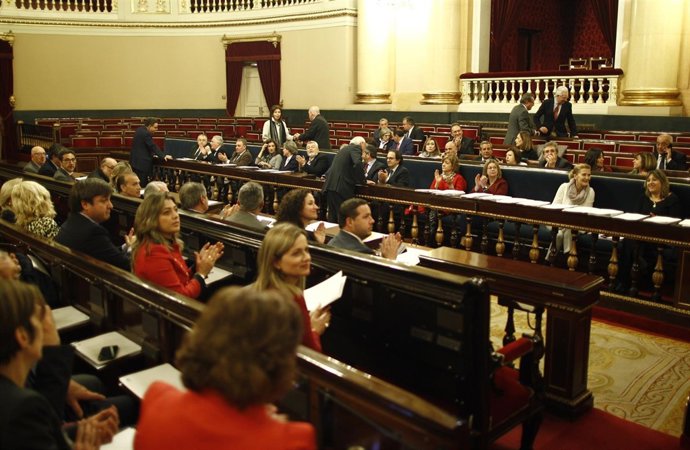 Reunión del grupo del PP en el Senado